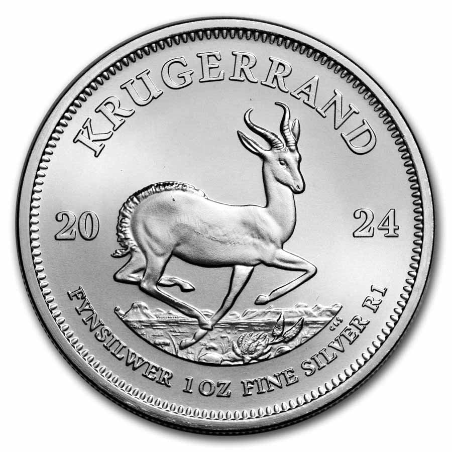 2024 1 OZ SOUTH AFRICAN 999 SILVER KRUGERRAND