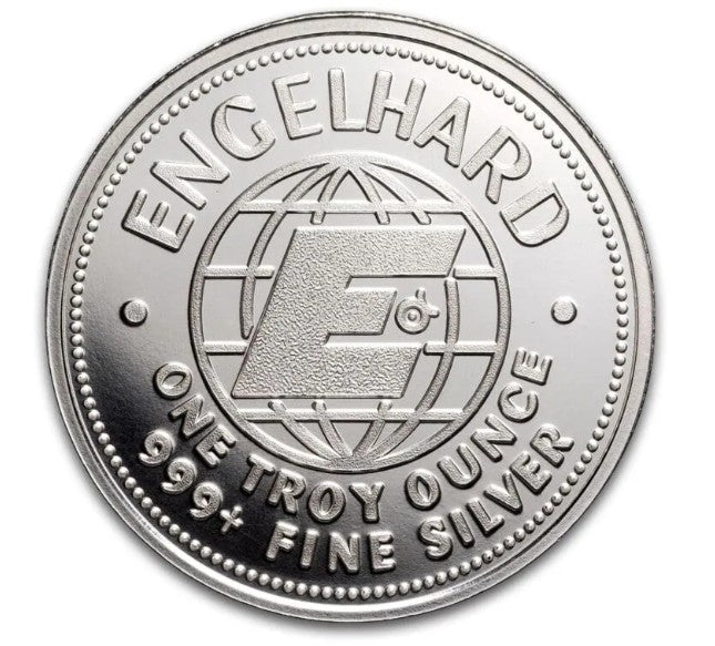 2025 1 OZ 999+ REVIVED ENGELHARD PROSPECTOR ROUND