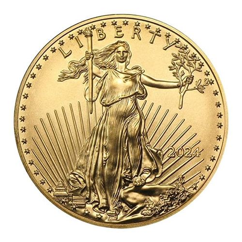 2024 1/10 oz American Gold Eagle Coin BU