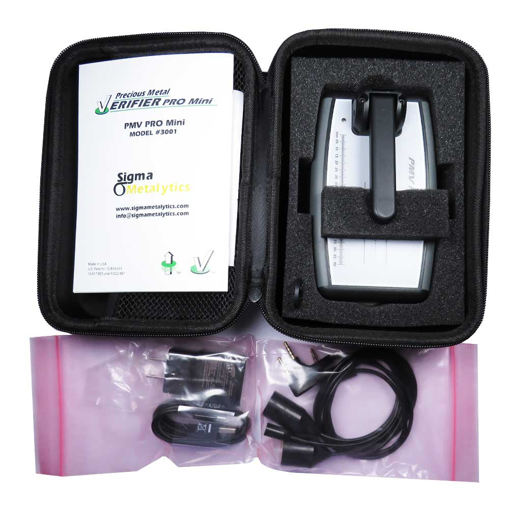 Sigma Metalytics Precious Metal Verifier PMV PRO Mini Full Set with Small, Large, and Bullion Wands