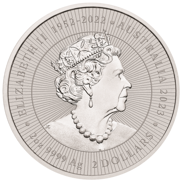 2023 2 OZ PIEDFORT AUSTRALIAN 999 SILVER KANGAROO MOTHER AND BABY