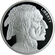 2 OZ 999 SILVER ROUND BUFFALO DESIGN