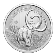 2024 2 OZ CANADIAN SILVER WOOLLY MAMMOTH