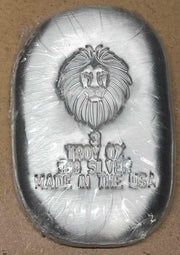 3 oz Kzoo Bullion Lion Cast Silver Bar 999