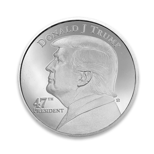 1 oz 999 Silver Round Donald J Trump 47th President