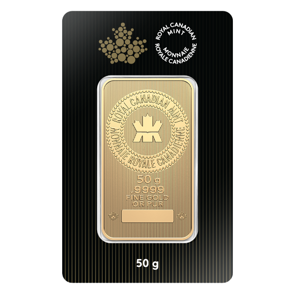 50 GRAM GOLD BAR RCM