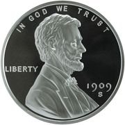 5 OZ 999 SILVER ROUND LINCOLN WHEAT CENT DESIGN GOLDEN STATE MINT
