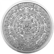 5 oz Aztec Calendar 999+ Pure Silver Round