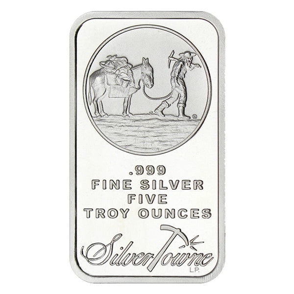 5oz Silver Prospector Bar