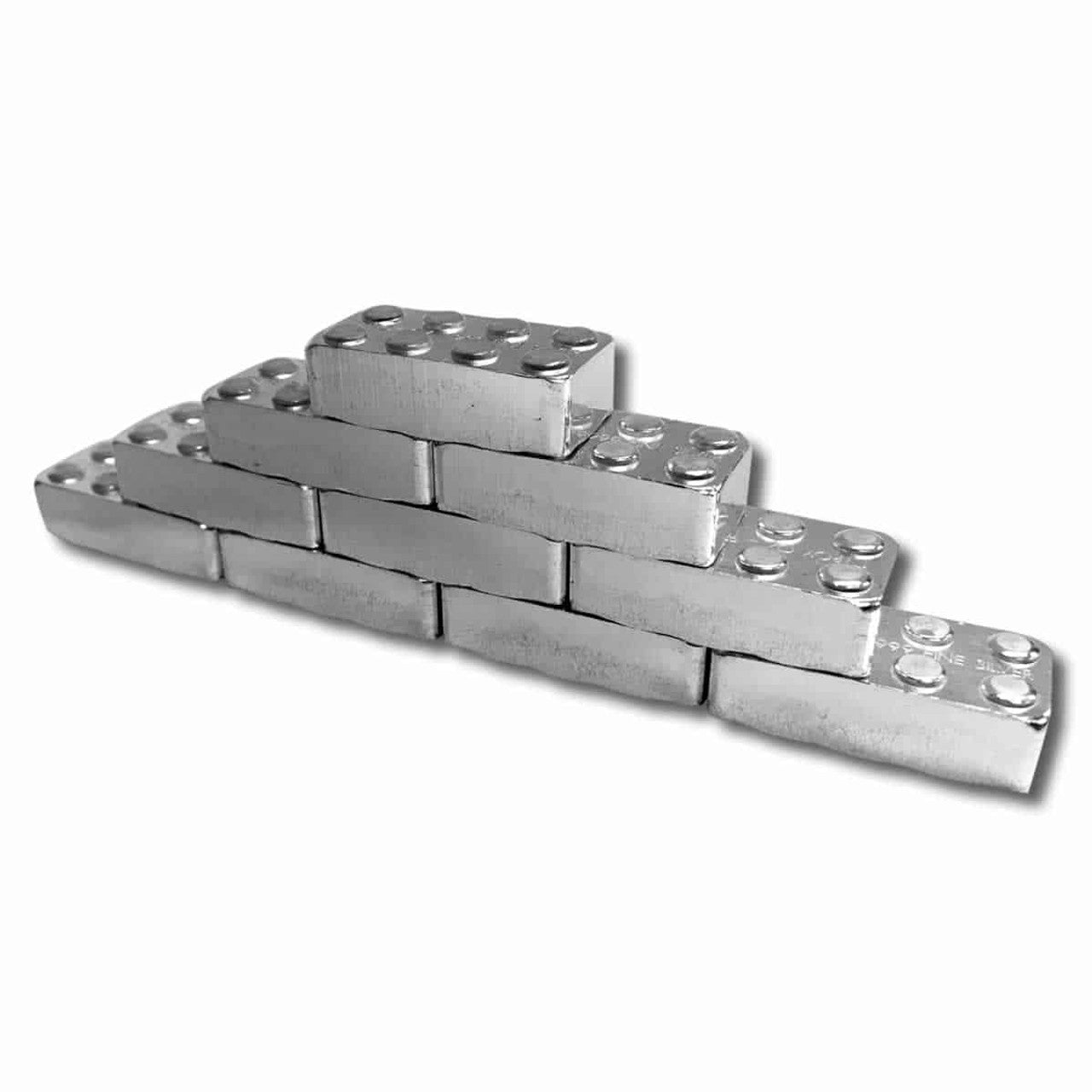 1 oz 999 Silver Building Block Monarch Precious Metals Bar