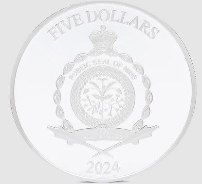 2024 2 Oz Disney Halloween Silver Coin