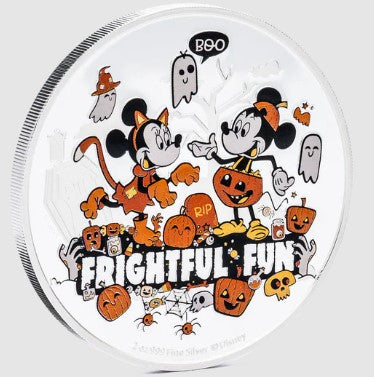 2024 2 Oz Disney Halloween Silver Coin