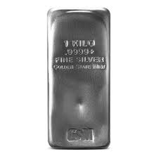 1 KG 999 Silver Cast Bar Golden State Mint Kilo