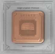 Geiger Edelmetalle 100 g Copper Bar in Assay