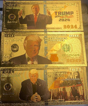 Trump 2024 Gold Foil Notes
