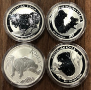 Mixed Date 1 oz Pure Silver Koala Australian Coin
