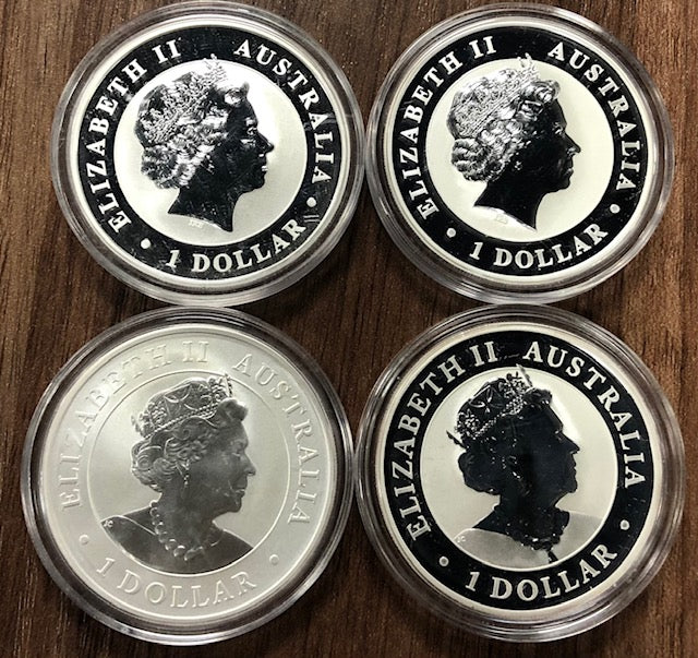 Mixed Date 1 oz Pure Silver Koala Australian Coin