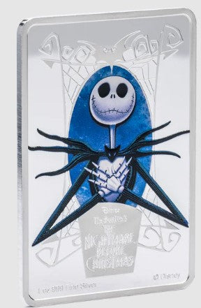 2024 1 Oz Disney The Nightmare Before Christmas Jack Skellington Silver Coin
