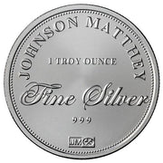 1 OZ 999 SILVER ROUND JOHNSON MATTHEY