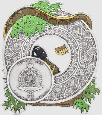 2025 1 oz Disney The Jungle Book Kaa Silver Coin