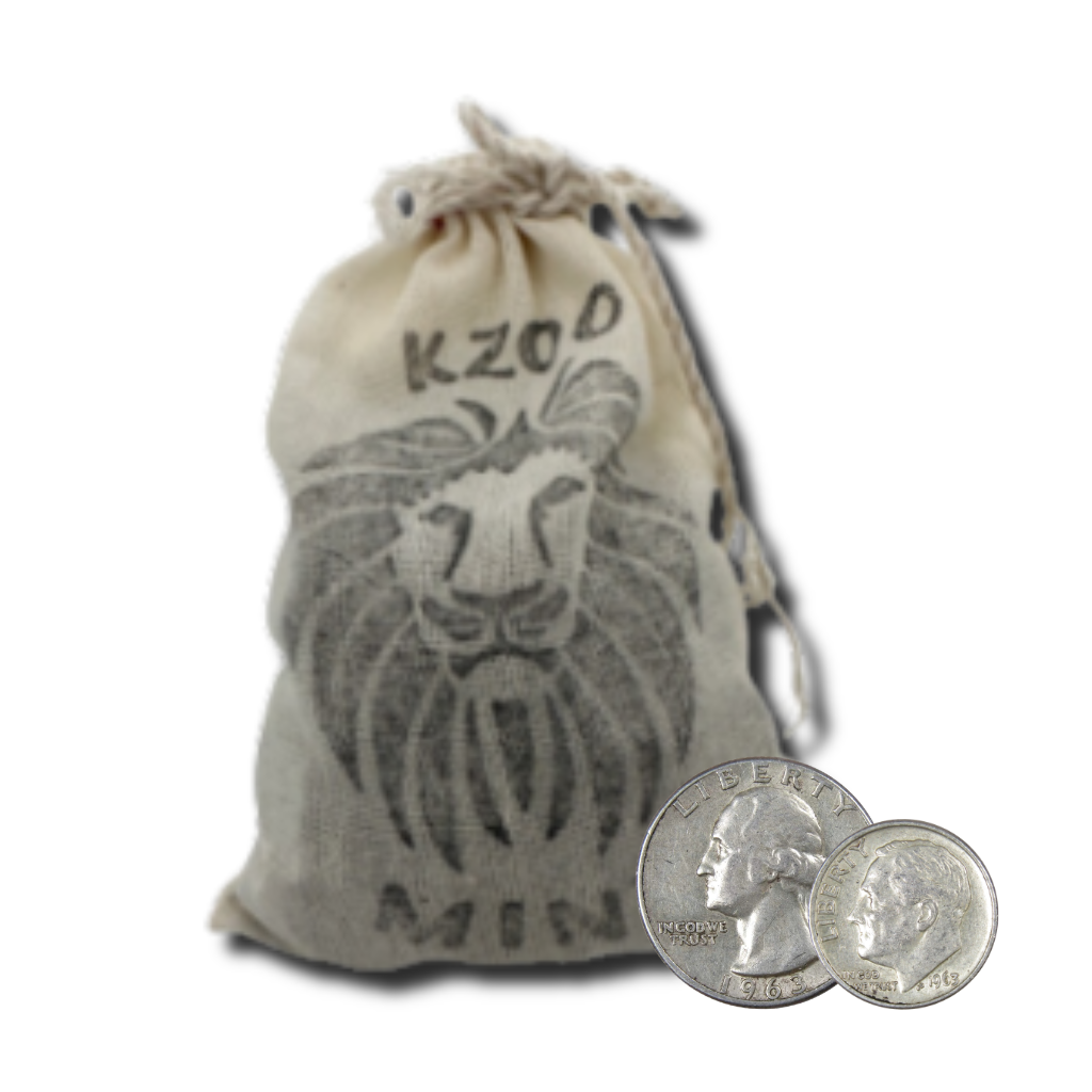 $1 Face Value 90% Silver US Coins Circulated Dimes, Quarters, and Halves Mixed Junk Constitutional
