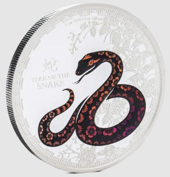 2025 1 Oz Lunar Year of the Snake Silver Coin