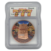 MS70 1 oz Jackpot Colorized Copper Round