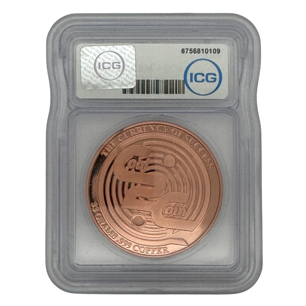MS70 1 oz Private Willie Colorized Copper Round