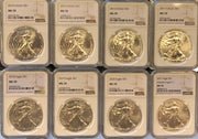 Random Year MS70 1 oz American Silver Eagle Coin BU
