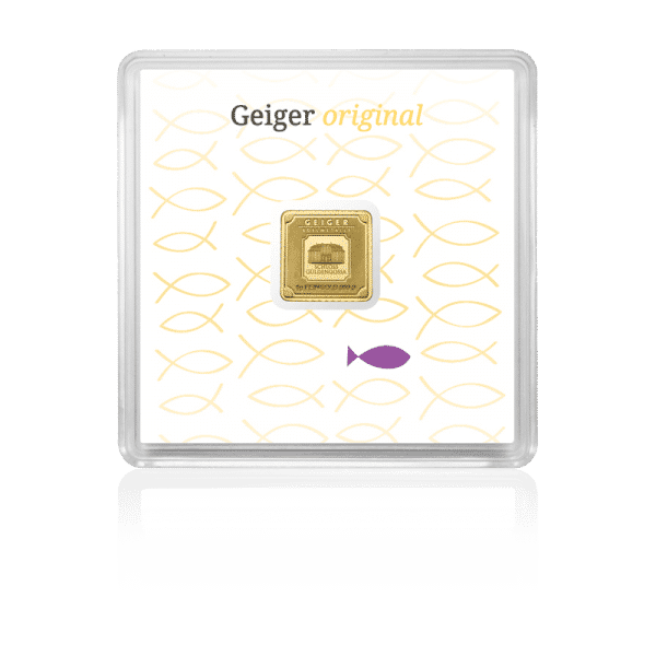 Geiger Edelmetalle AG 1 g Gold Bar in Christian Assay