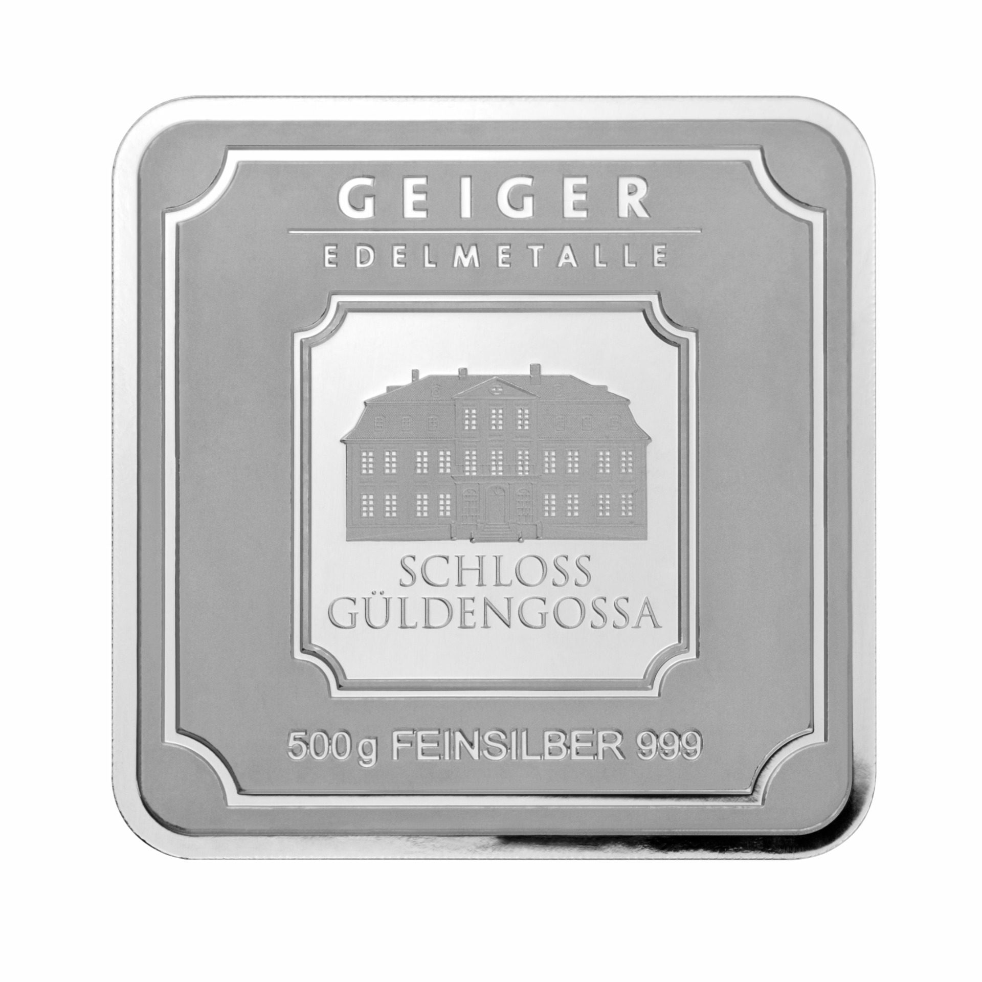 Geiger Edelmetalle AG 500 g Silver Bar