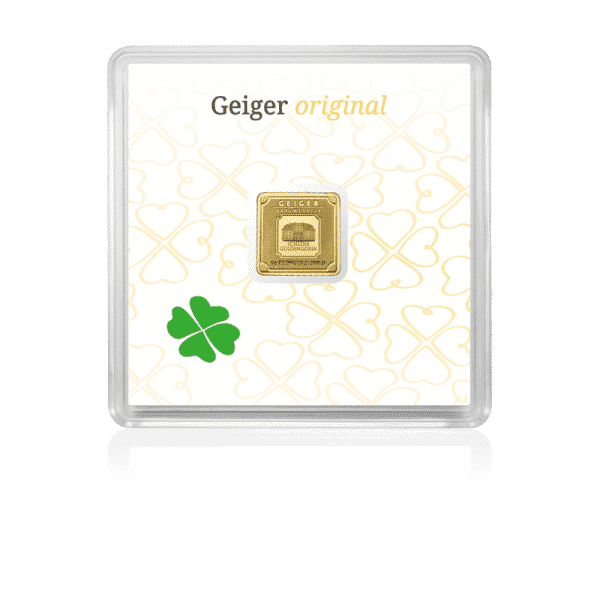 Geiger Edelmetalle AG 1 g Gold Bar in Luck Assay
