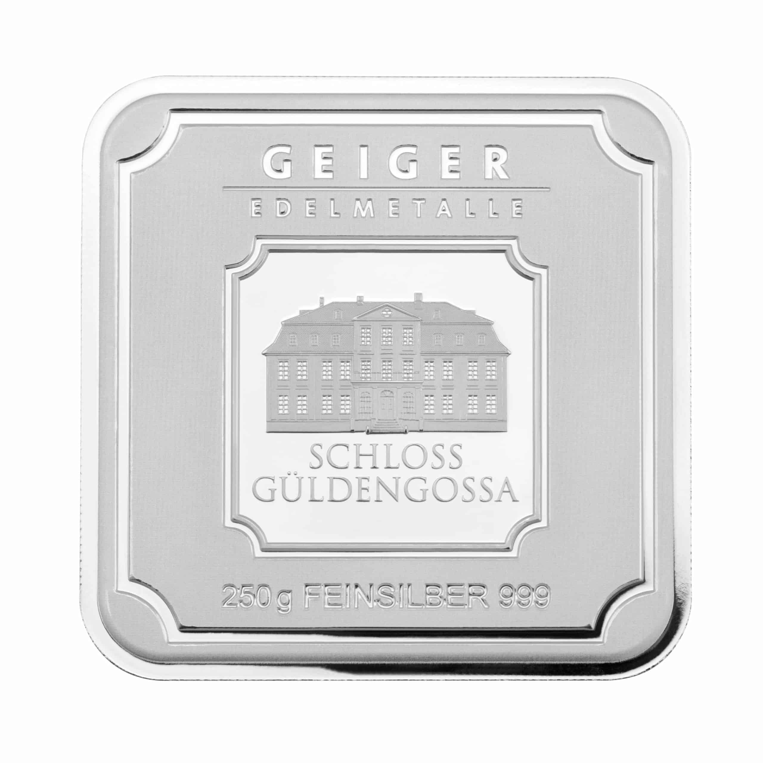 Geiger Edelmetalle AG 250 g Silver Bar