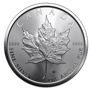 2022 1 oz 9999 Silver Canadian Maple Leaf Coin