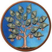 5 oz Money Tree Colorized Copper Round in Capsule