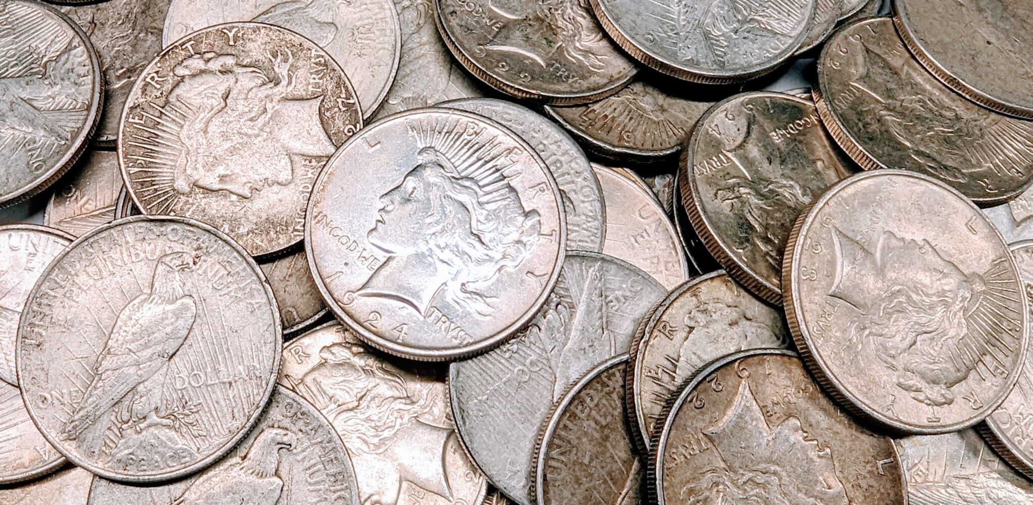 1922 - 1935 Silver Peace Dollar Circulated Condition