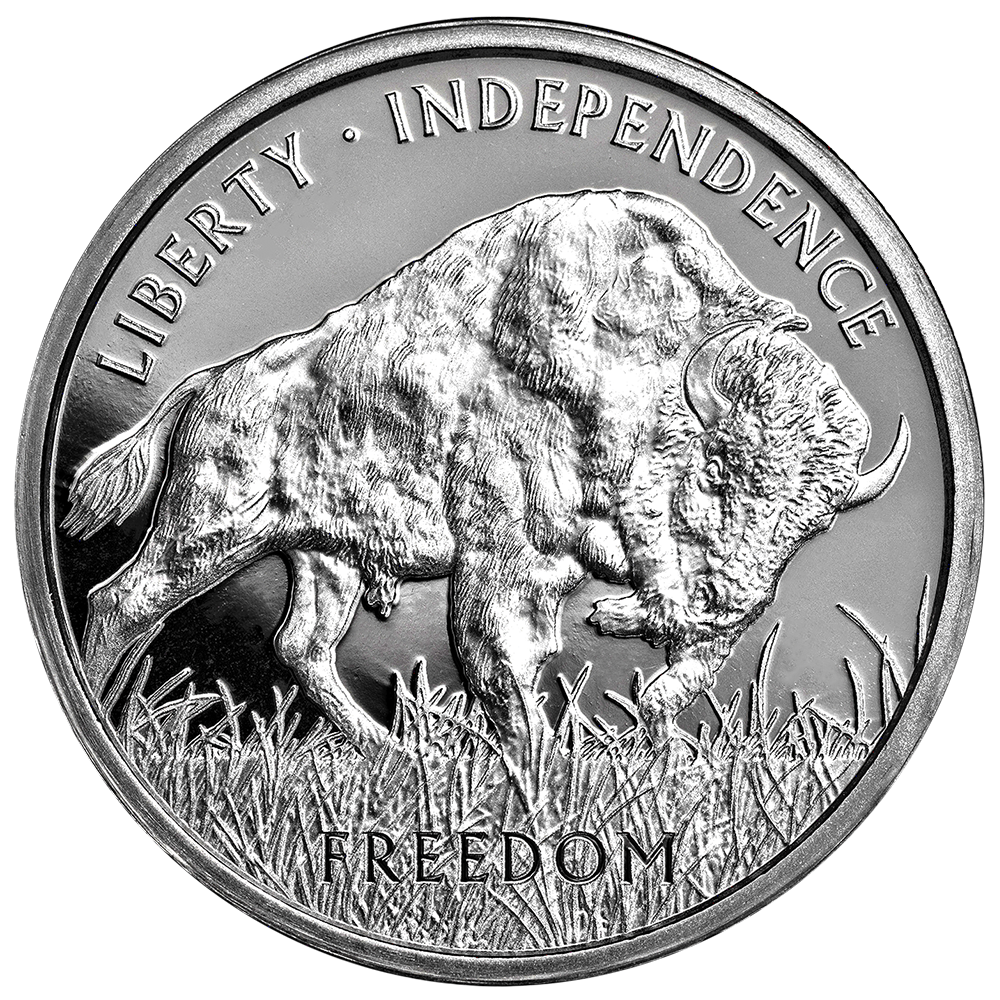 1 oz PAMP American Buffalo 999 Silver Round