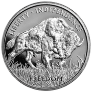 1 oz PAMP American Buffalo 999 Silver Round