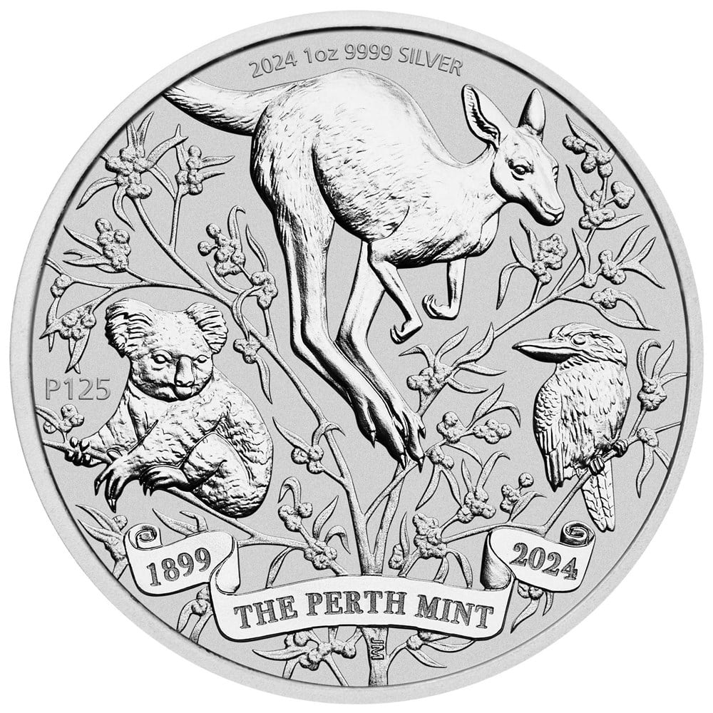 2024 1 oz 9999 Pure Silver Australian 125th Anniversary Coin