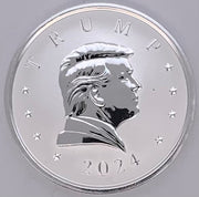 1 oz Trump 999 Silver Reverse Proof Round