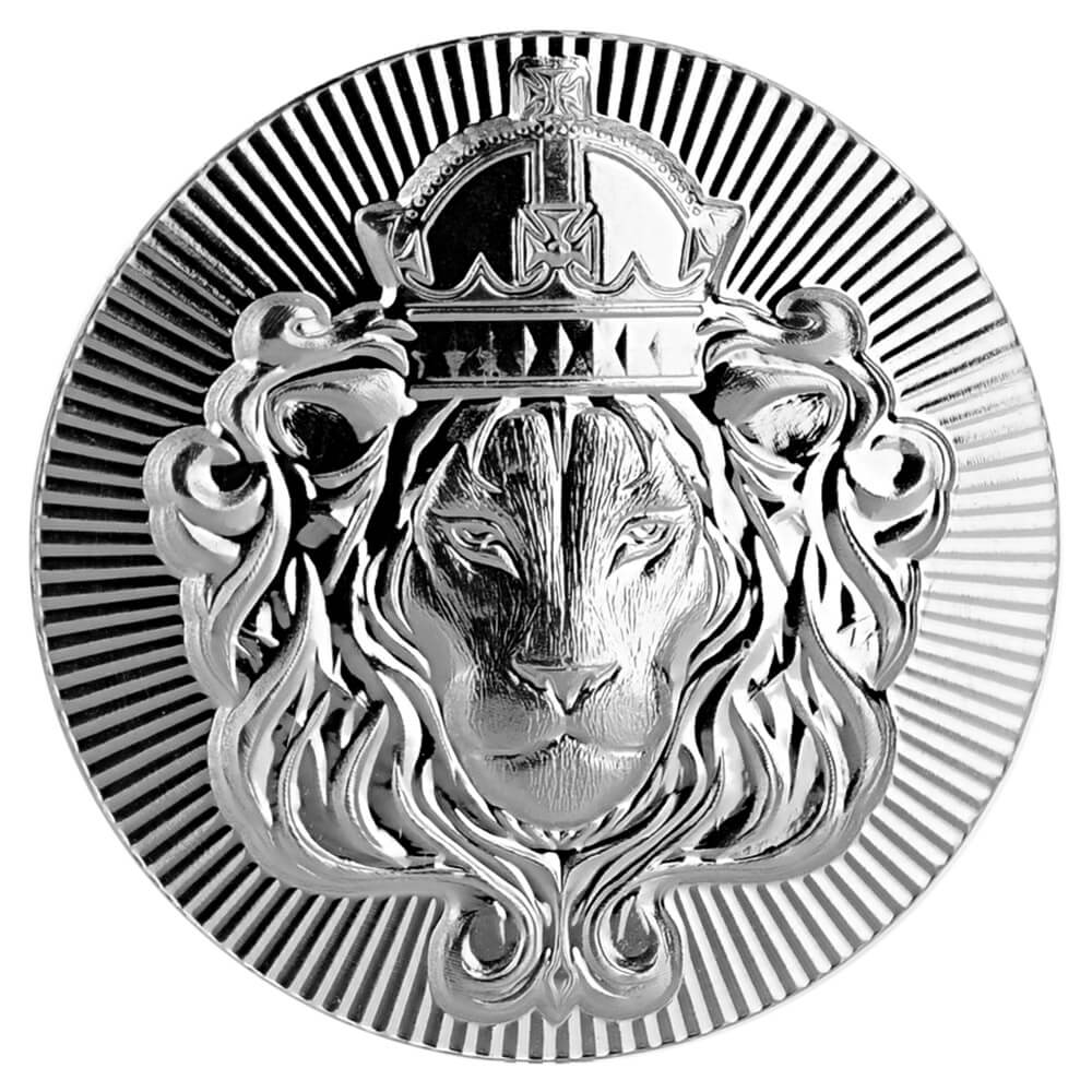 2 oz 999 Scottsdale Silver Stacker Lion Round
