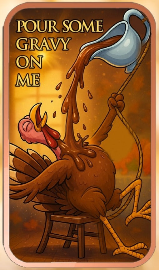 5 oz Pour Some Gravy On Me Colorized Copper Bar in Capsule