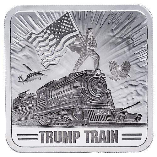 TRUMP TRAIN 1 OZ SILVER BAR