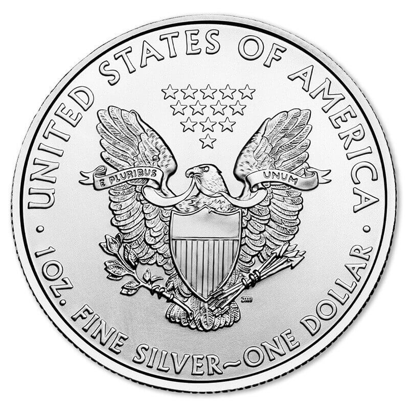 Mixed Date American Silver Eagle Coin in Circulated / Secondary Condition