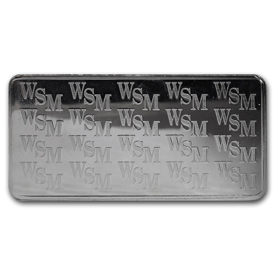10 OZ 999 SILVER BAR WALL STREET MINT