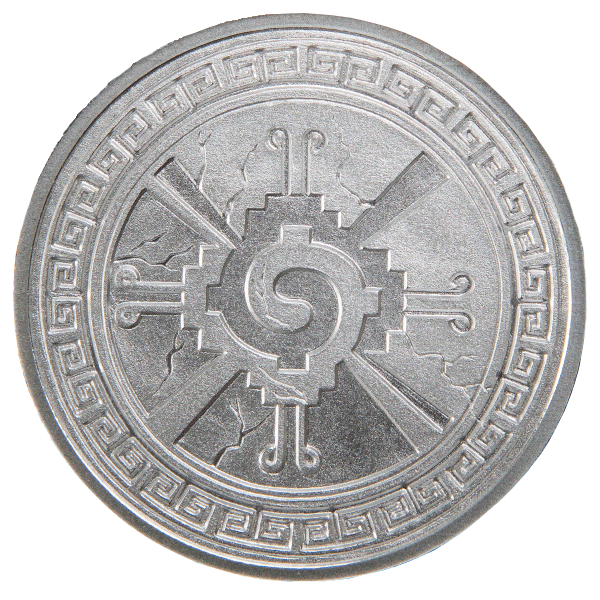 1 oz Aztec Yin Yang 999+ Pure Silver Round