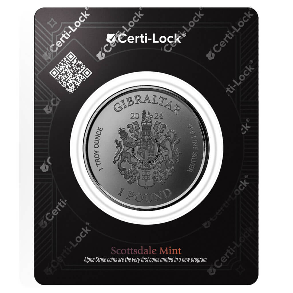 2024 Lady Justice 1 oz Silver Coin - Alpha Strike
