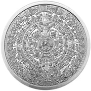1 oz Aztec Calendar 999+ Pure Silver Round