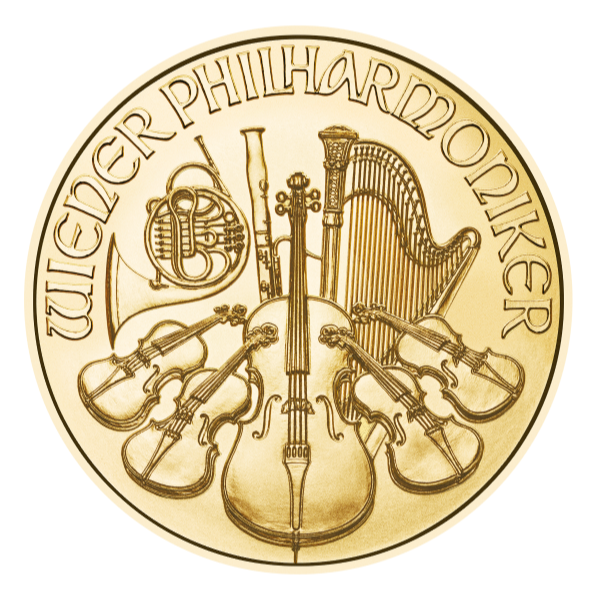 2024 1/10 OZ AUSTRIAN 9999 GOLD PHILHARMONIC COIN