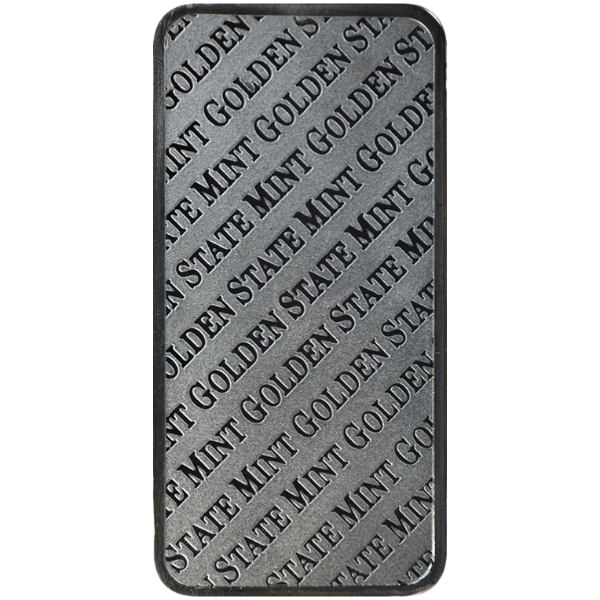 10 OZ SILVER BAR GOLDEN STATE MINT